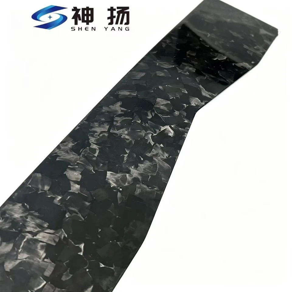 Custom CNC Cut Carbon Fiber Panel | Forged Carbon & Red 3K Twill Glossy Carbon Fiber Sheet OEM ODM factory