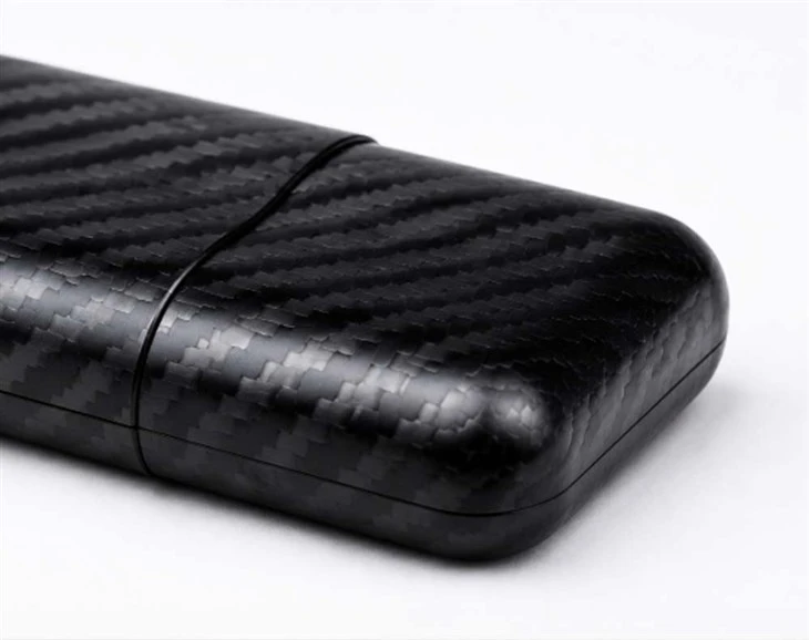 Carbon Fiber Cigar Case / Tube | Gloss Twill Weave, Hard Shell Storage best