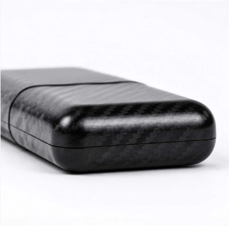 Carbon Fiber Cigar Case / Tube | Gloss Twill Weave, Hard Shell Storage factory