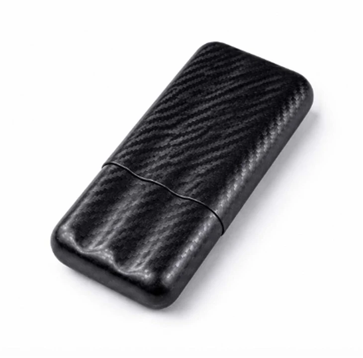 Carbon Fiber Cigar Case / Tube | Gloss Twill Weave, Hard Shell Storage high quality