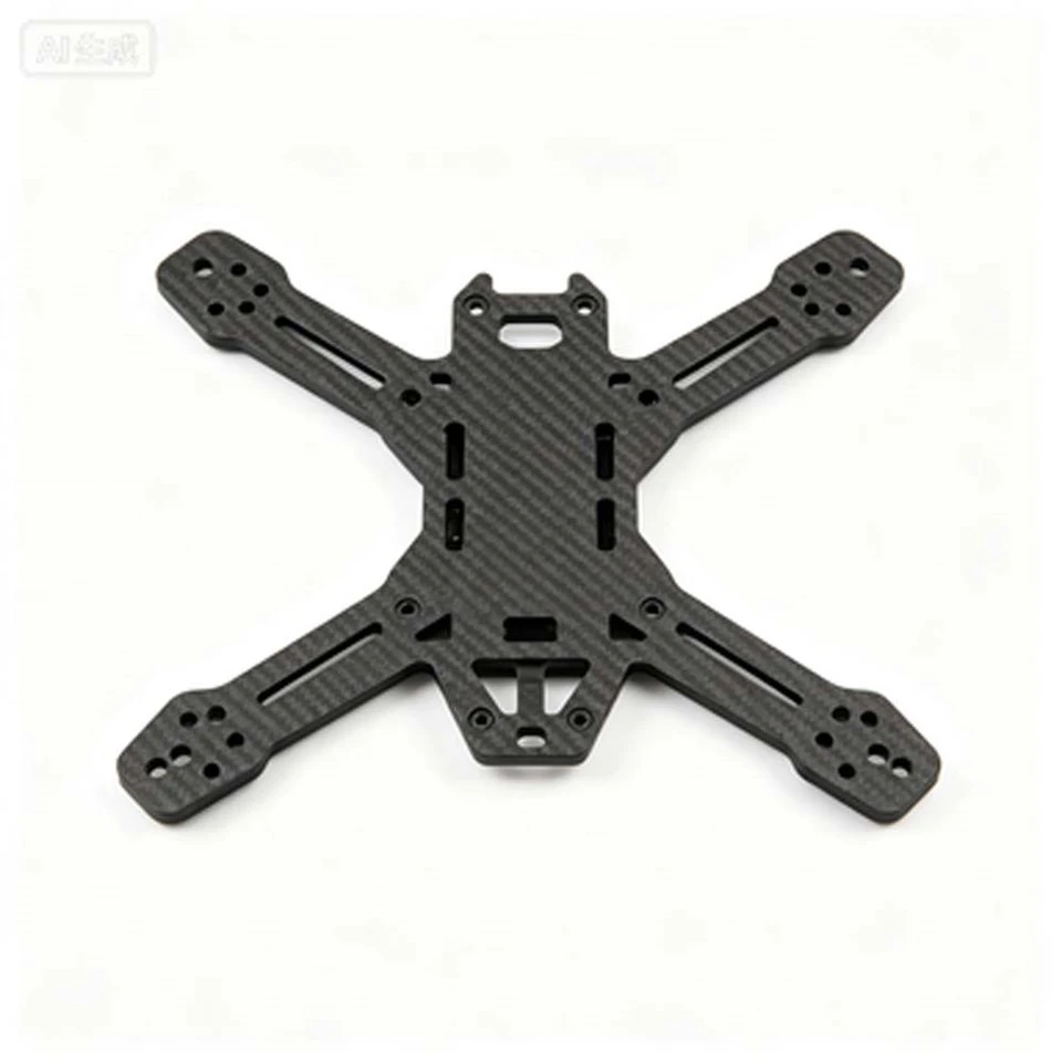Carbon Fiber Drone Frame, Custom UAV Carbon Parts For Export, FPV Racing Drone Accessories