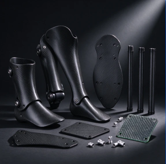 Carbon Fiber Exoskeleton Frame Component Custom Medical Rehabilitation Orthotic Part - ISO Certified Export Factory factory