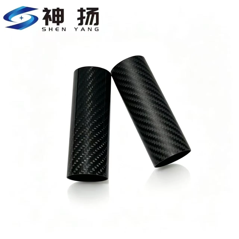 China Factory Carbon Fibre Tube, Glossy Matte Surface Custom Composite Tubing suppliers
