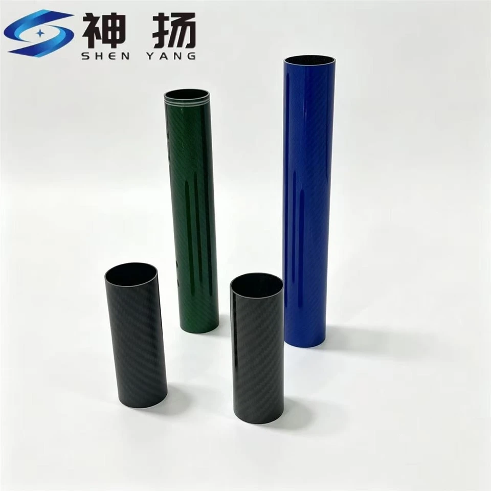 China Factory Carbon Fibre Tube, Glossy Matte Surface Custom Composite Tubing best