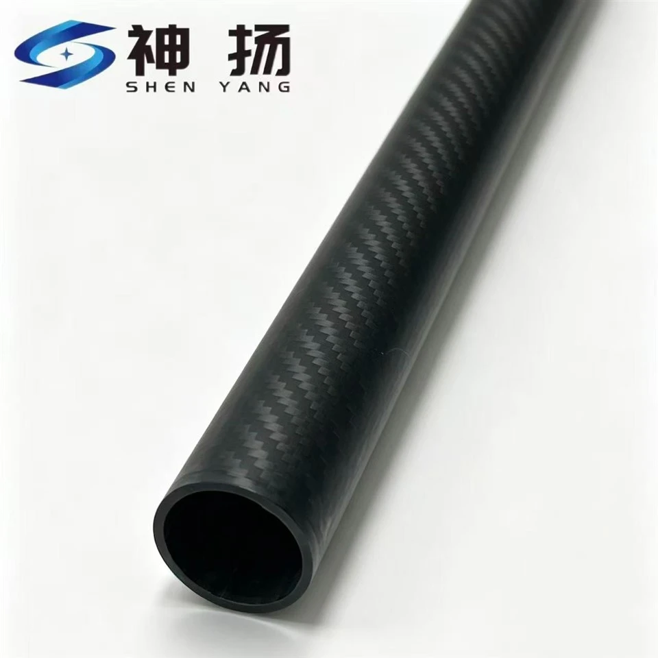 China Factory Carbon Fibre Tube, Glossy Matte Surface Custom Composite Tubing price