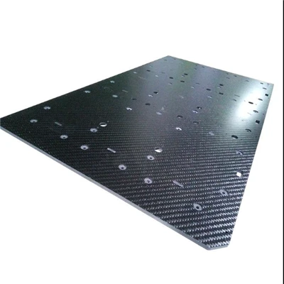 CNC Machined Carbon Fiber Drone Arm Mount Plate Precision Cut UAV Connector Board Tight Tolerance - China Export best