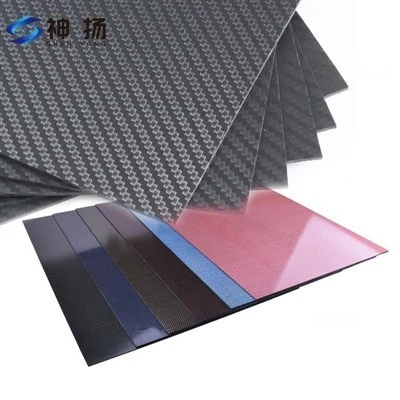 Color Coated Carbon Fiber Plate Red Blue Green Colored Composite Panel Custom OEM Decorative Sheet best