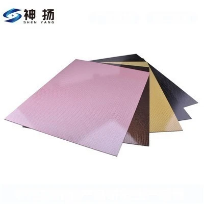 Color Coated Carbon Fiber Plate Red Blue Green Colored Composite Panel Custom OEM Decorative Sheet suppliers