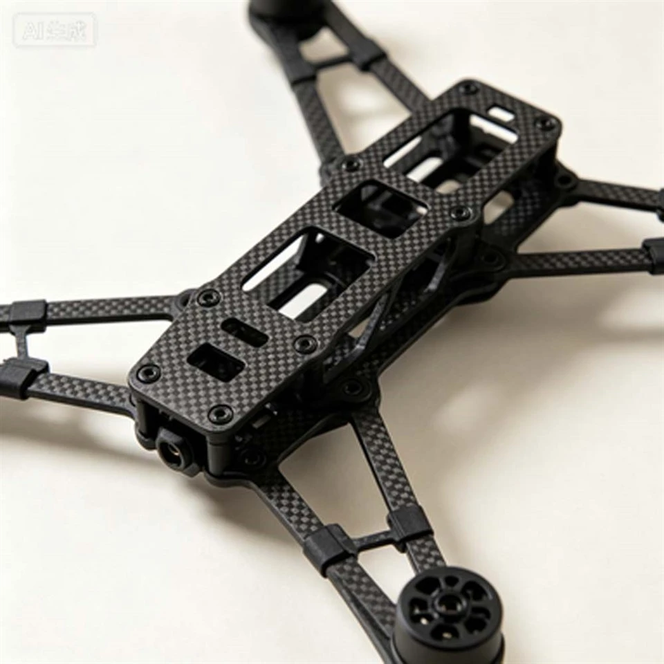 Custom Carbon Fiber Round Tube For Drone Arm Landing Gear, Lightweight High Stiffness Carbon Fiber Pipe