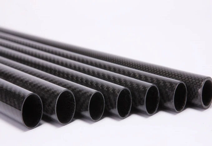 Filament Wound Carbon Round Tube, Custom Sized T300 T700 Composite Hollow Tube best