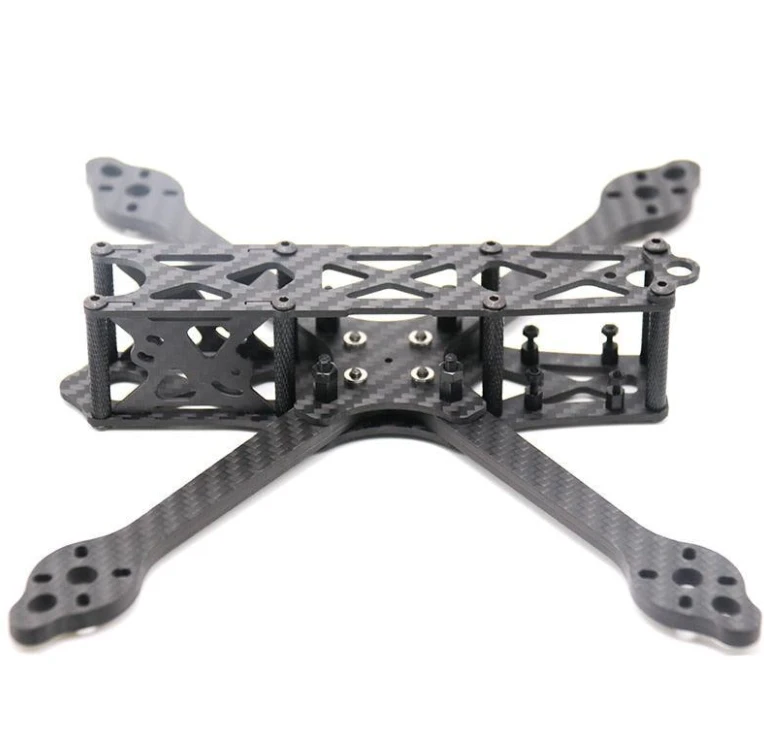 Carbon Fiber Industrial Inspection UAV Airframe Kit | Mapping & Survey Composite Structure