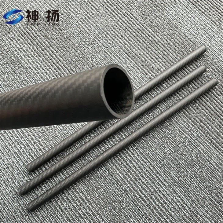 Matte Carbon Fiber Tubes
