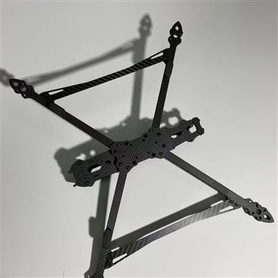 Carbon Fiber Quadcopter Frame – Custom CNC Machined Drone Parts