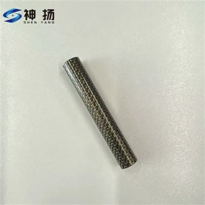 Custom Gold Pattern Carbon Fiber Tube | OEM Factory Direct Manufacturer