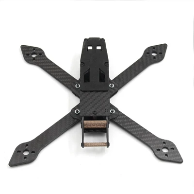 Custom CNC Machined Carbon Fiber FPV Racing Quad Frame For OEM & Batch Wholesale