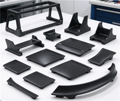 OEM Carbon Fiber Irregular Shaped Components